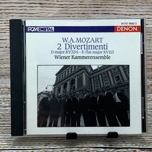 Mozart Kammerensemble – 2 Divertimenti (D Maj KV334 - E Flat Maj KV113) [1991 CD